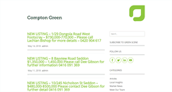 Desktop Screenshot of greenscene.comptongreen.com.au